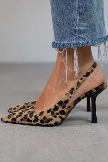 Ambra™ | Escarpins à imprimé léopard et bride arrière
